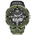 Nouveau 2020 SMAEL 8017 marque montre à énergie solaire numérique Quartz hommes montres de sport multifonctionnel en plein air militaire montre-bracelet